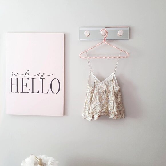 NWOT Zara floral printed boho-inspired sleeveless cami top w/ metallic fibre, XS - Picture 10 of 15